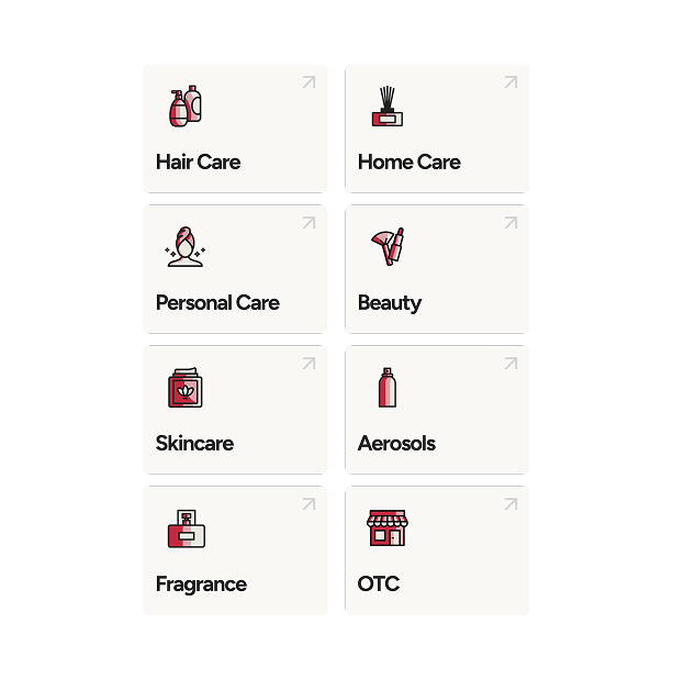 Opal product category website grid