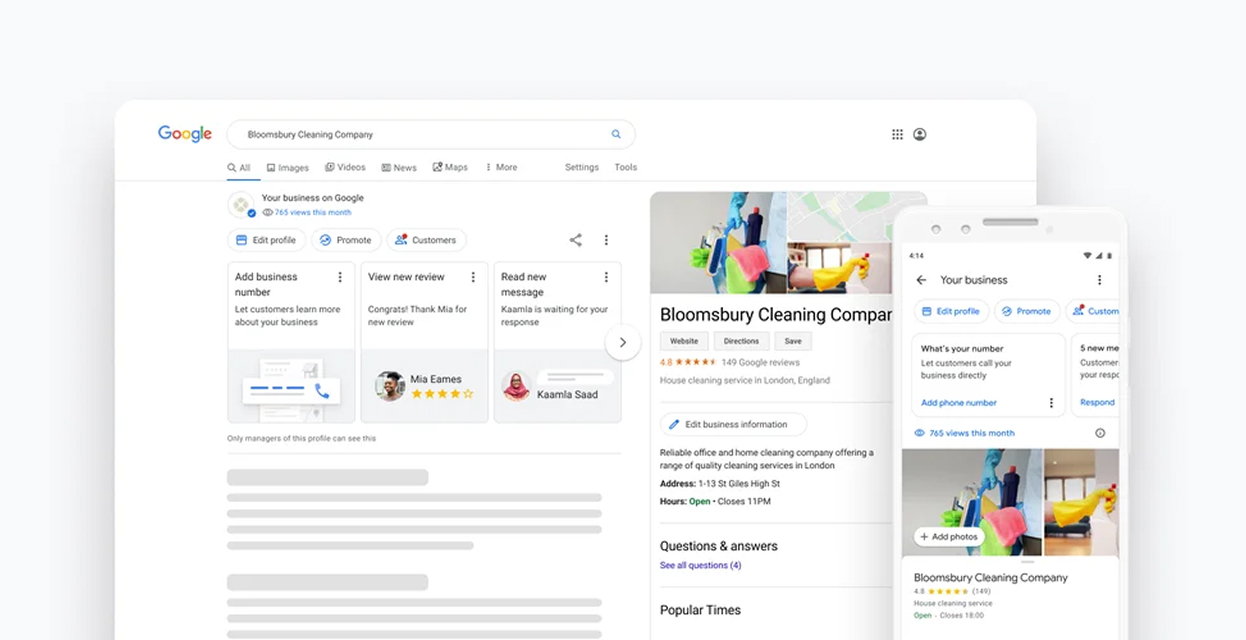 Update your Google Business Profile